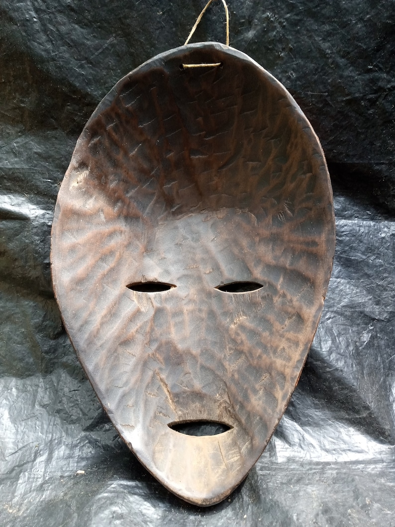 Boa Mask Original Boa Tribe Pink Green Tribal Mask Marriage Ceremonial Gift DRC ...