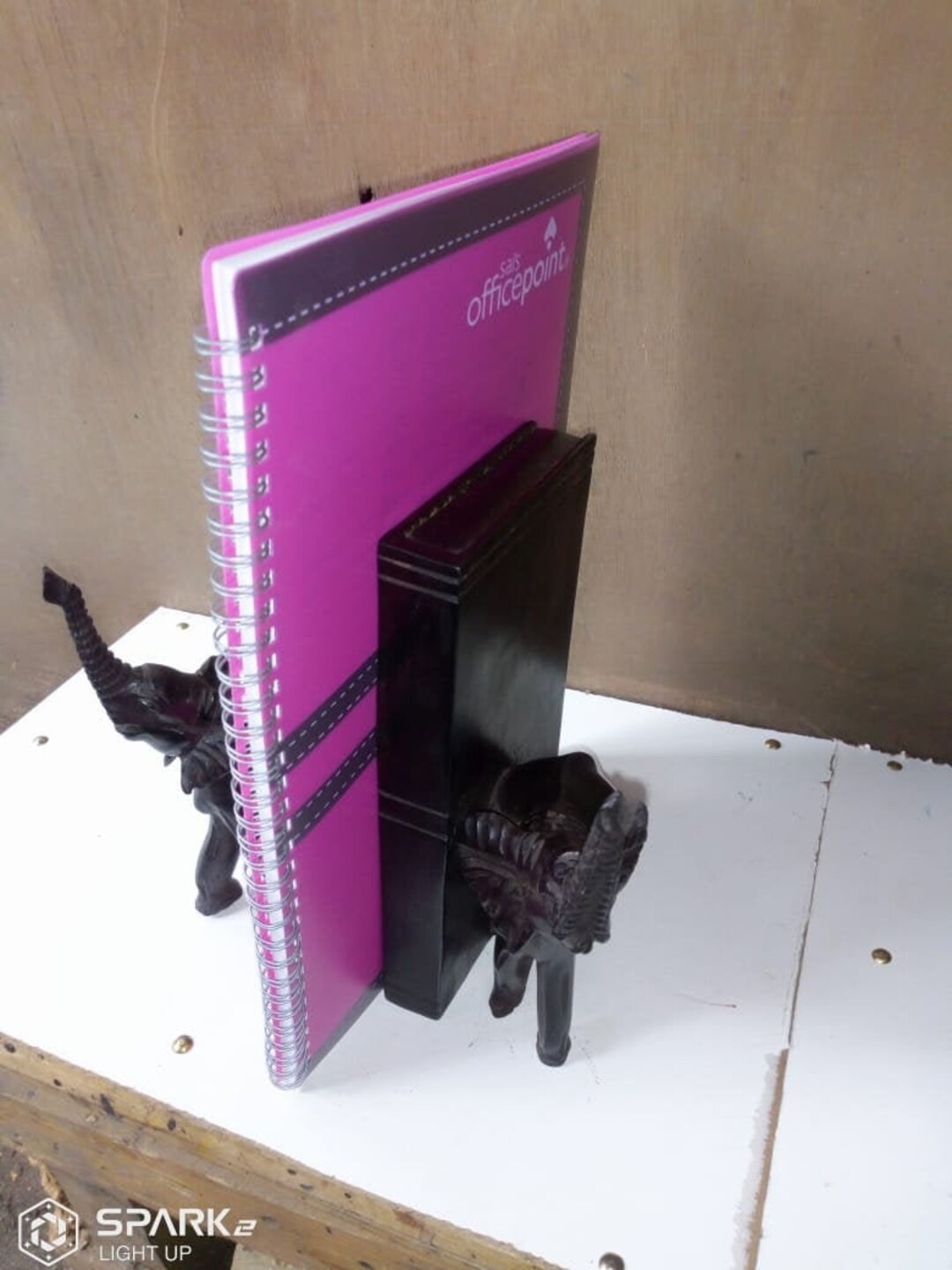 Blackwood of Rosewood Bookends Kenia Afrika Originele Kamba Tribe Hand