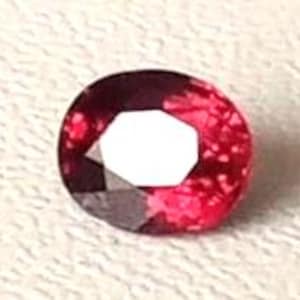 Anillo de joyería de corindón de Tanzania, África, con piedra de rubí natural VVS de 0,93 ct, talla ovalada, sin tratar, extraído de la tierra, VVS, talla de gema, anillo, collar, compromiso, pieza central principal