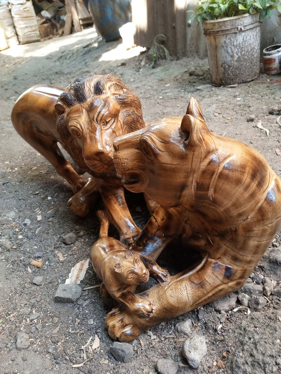 彫刻・オブジェ kumacraft Jacaranda Wood 