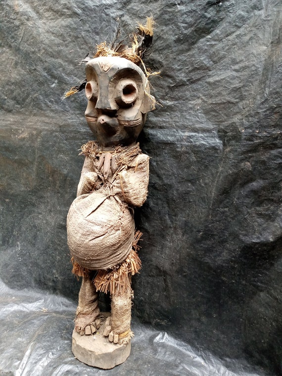 アフリカプリミティブアンチック STATUETTE-FETICHE African art of