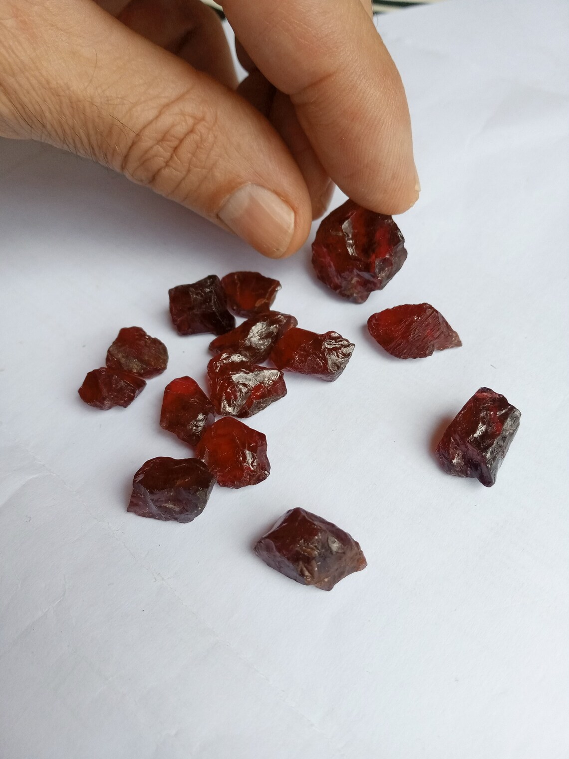 Natural Pure Red Pyrope Garnet Facet Rough Clean Various - Etsy UK