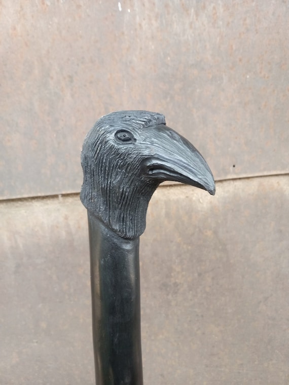 ユニークな木製杖 鳥の頭デザイン ユニークな木製杖 鳥の頭デザイン （Ebros 空中山 野生生物 鳥