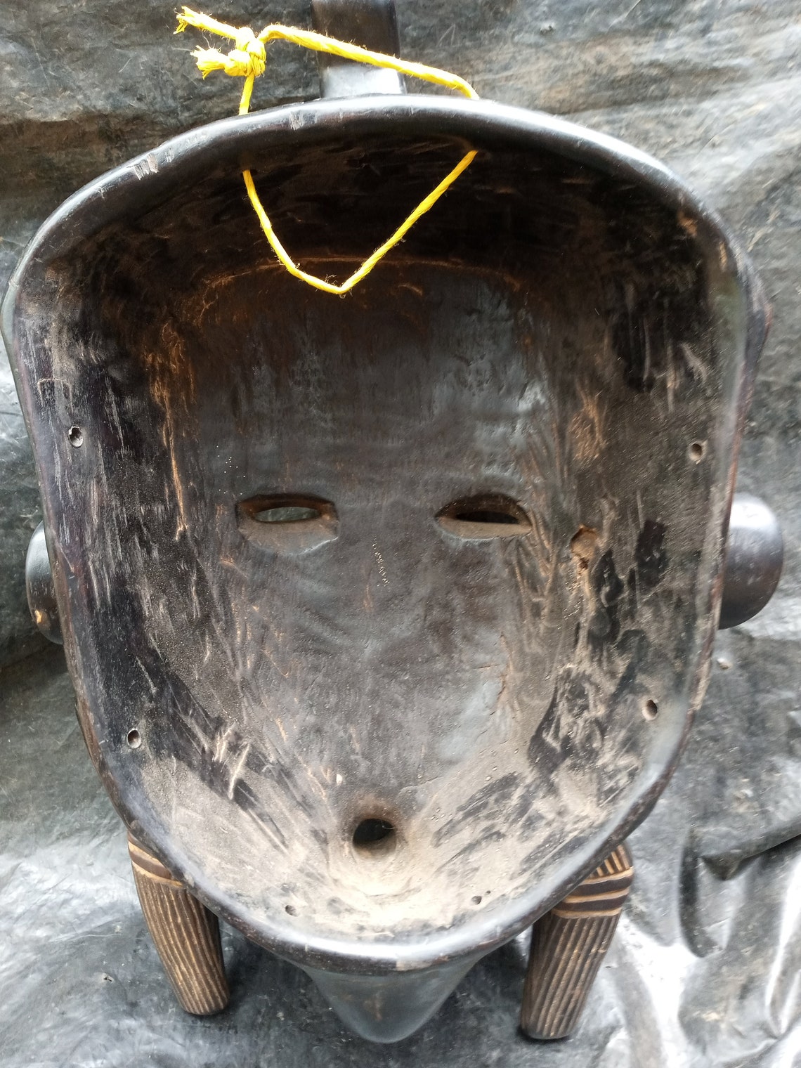 Vintage Beni Lulua Mask DRC Congo Africa Original Wood Art Carving ...