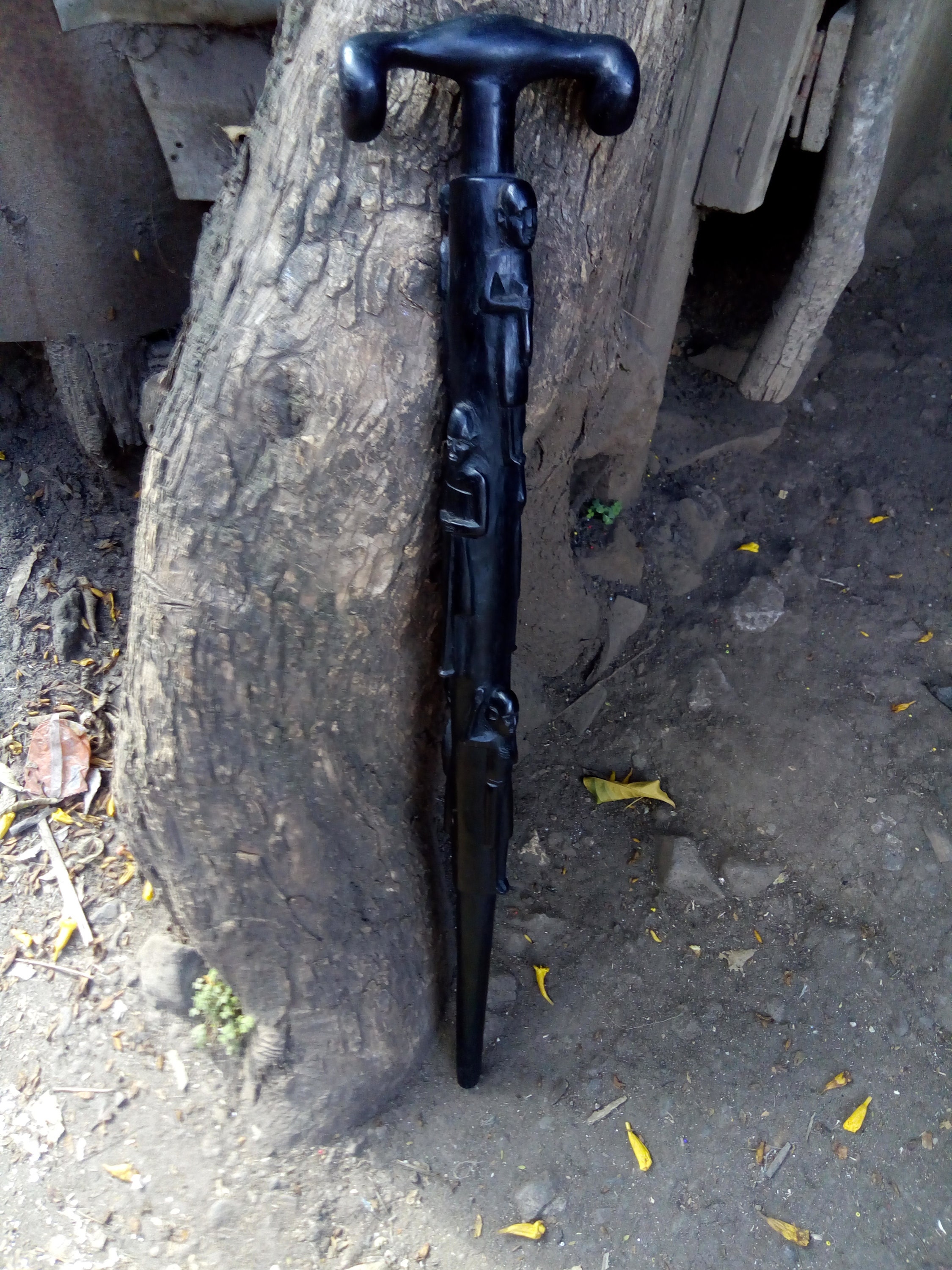 Original African Carved Walking Stick Cane Handmade Kenya Etsy