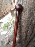 Original 1920 Style African Rosewood Ironwood Mahogany Walking Hiking Stick Ambidextrous Cane Africa Art 1Piece Hardwood 28-78INCH Unisex product logo
