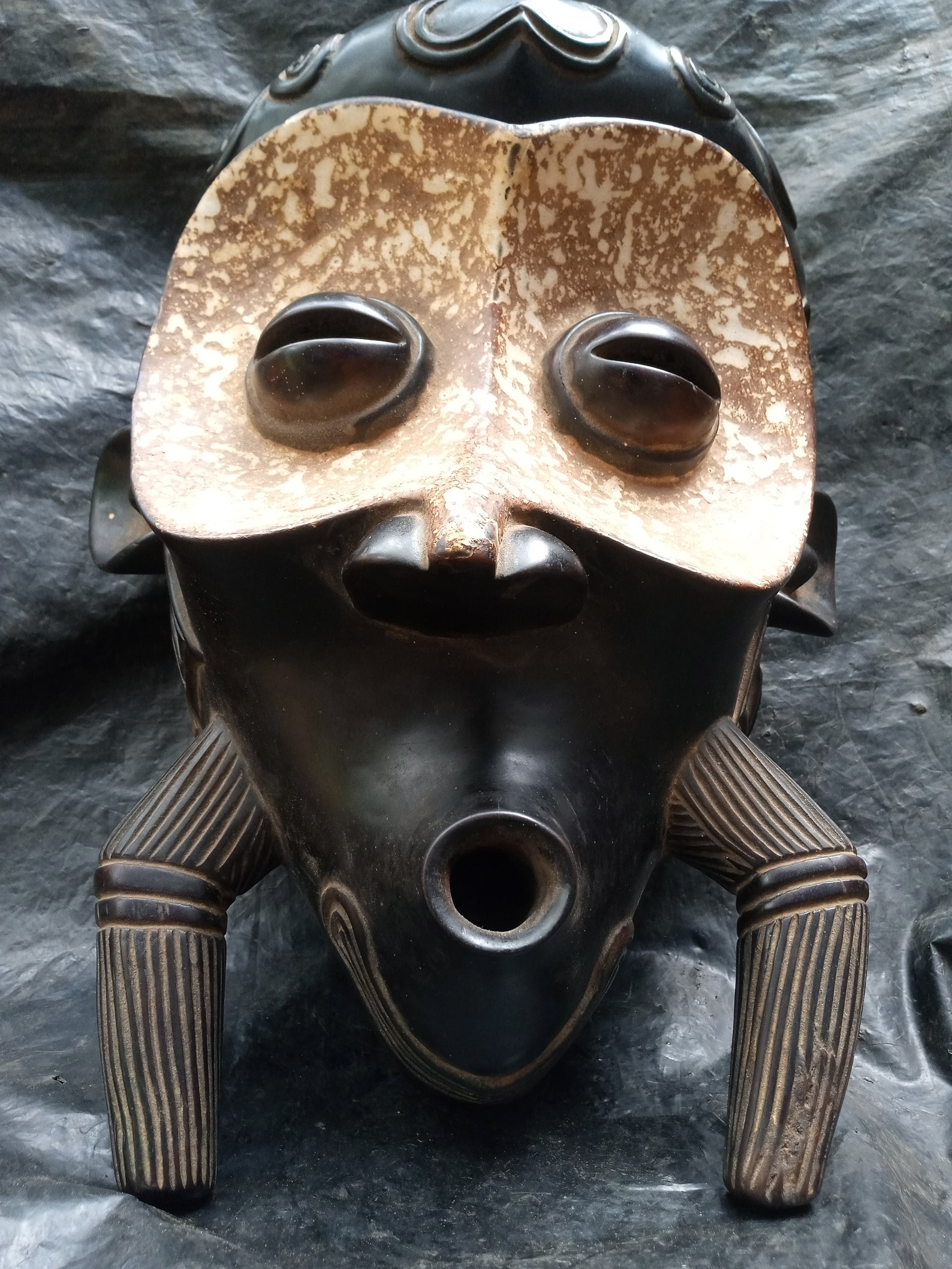 Vintage Beni Lulua Mask DRC Congo Africa Original Wood Art Carving ...