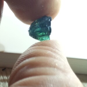 Deep Blue Green Pear Cut 1.55ct Sapphire Untreated Natural Gemstone Party Peacock Kenya Engagement Jewelry Stone Ring Pendant Loose