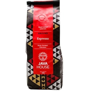 375 gram Java House Caramel Chokladrik malen espresso Kenya Kaffe 100 % Naturlig Kahawa Afrika Klar att använda Restaurang Hotell Matställen