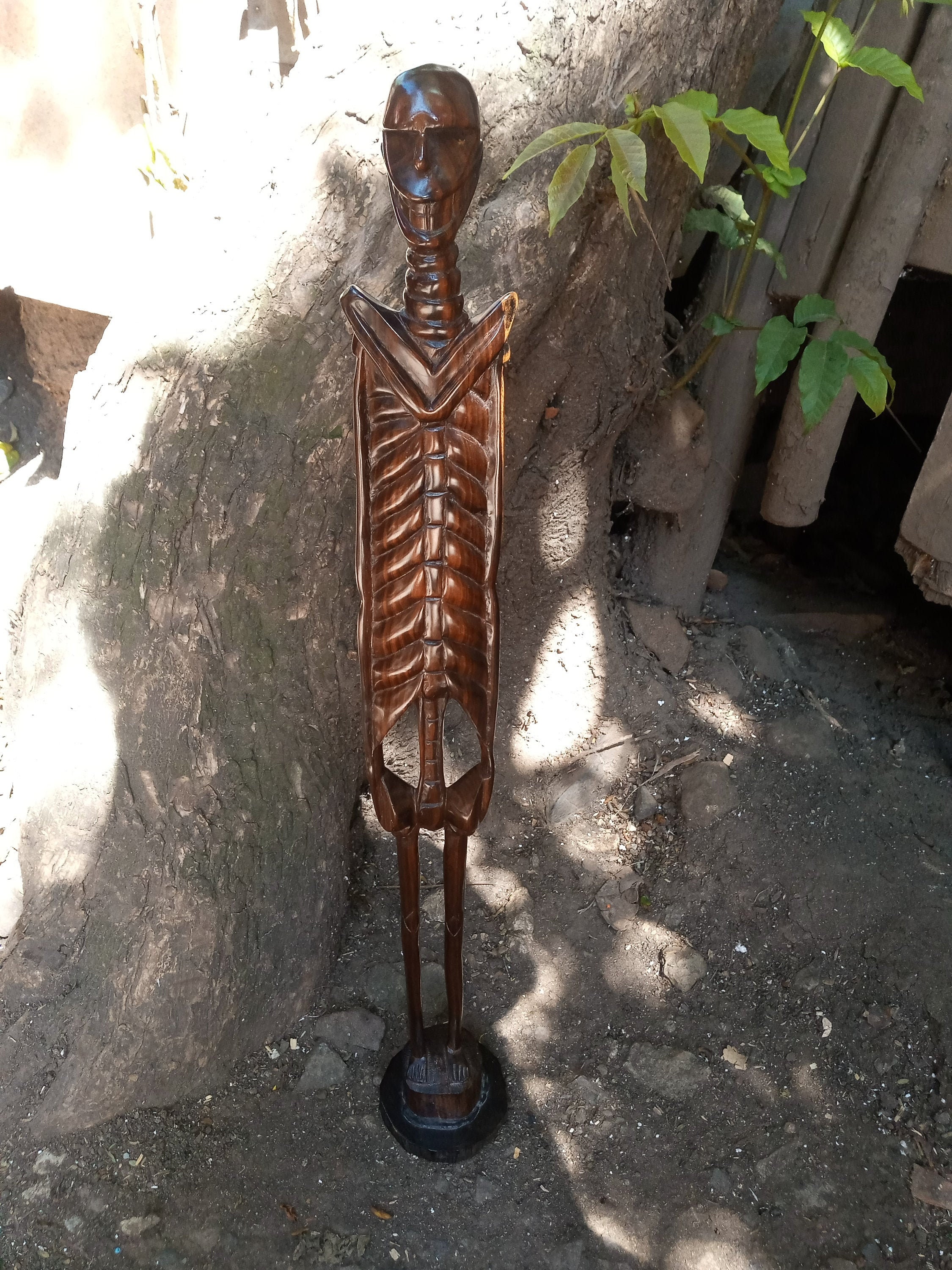 Original Primitive Style Skeleton 1-PC Solid Rosewood / Black