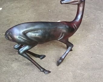 Blackwood Antelope Gazelle Original Kamba Home Table Art