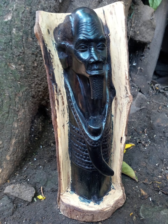 アフリカ ケニア マサイ族 手彫り 置物 アフリカ ケニア 人形 バラ売り可 マサイ族 木彫り AFRICA Kenya