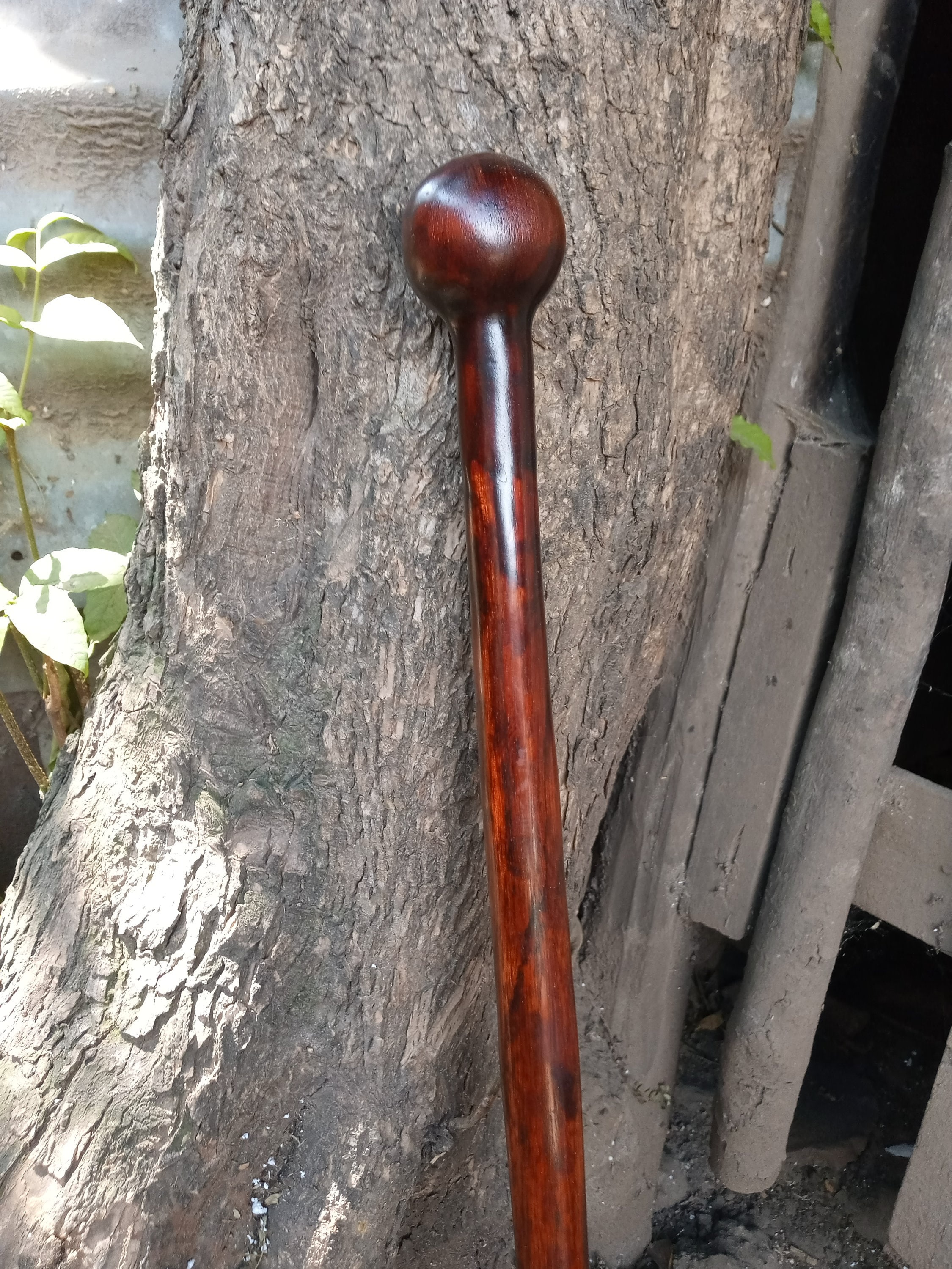 Rosewood Bestseller Original 1920 Style Walking Hiking Stick Cane Art Hardwood U PICK WOOD & Length 28-78IN Unisex Ambidextrous Mom Dad Gift