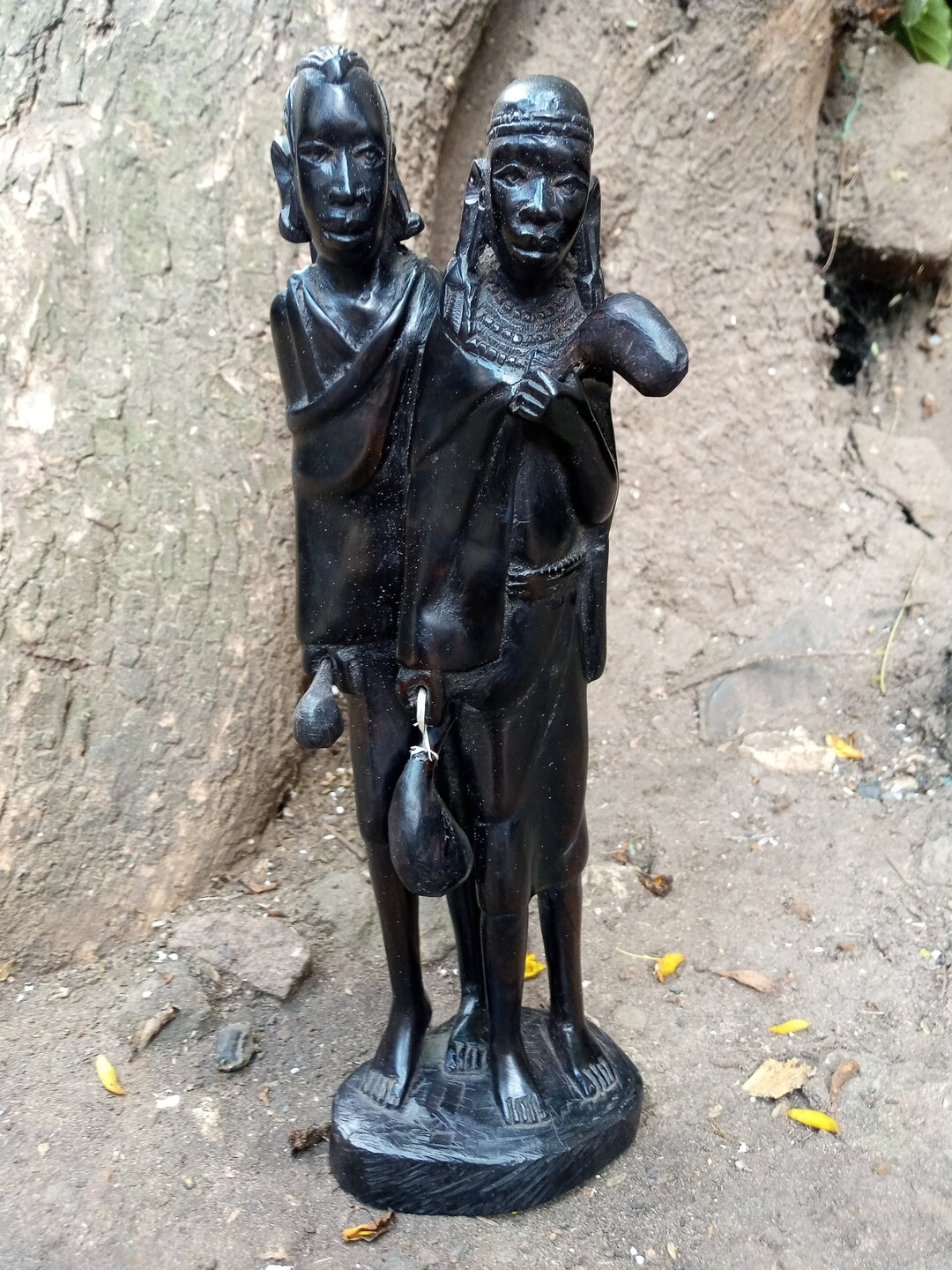 1PC Black or Rose Wood Couple 