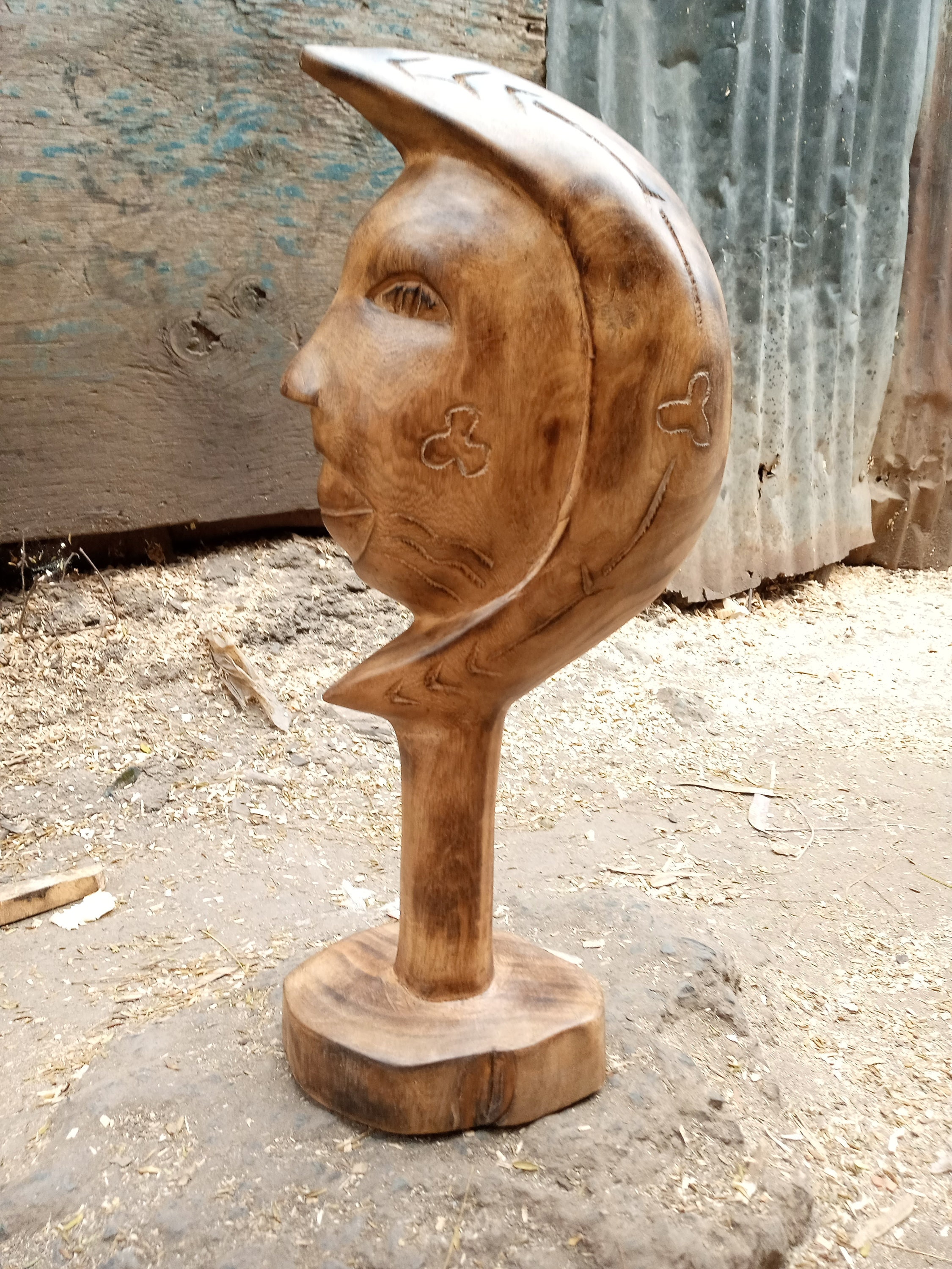 ジャカランダウッド 月面 オリジナル カンバ トライバル コーヒー