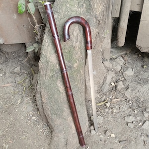 Malawi Blackwood Functional Deco Handmade Machete Africa Art Elegant High Carbon Steel Brass Strong Forest Hunting Grass Brush Cutting