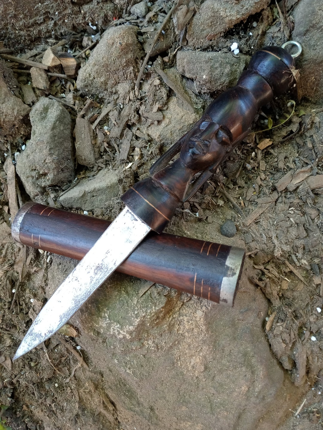 Black Letter Opener High Carbon Steel Blade Cover Desk Office Home Shop