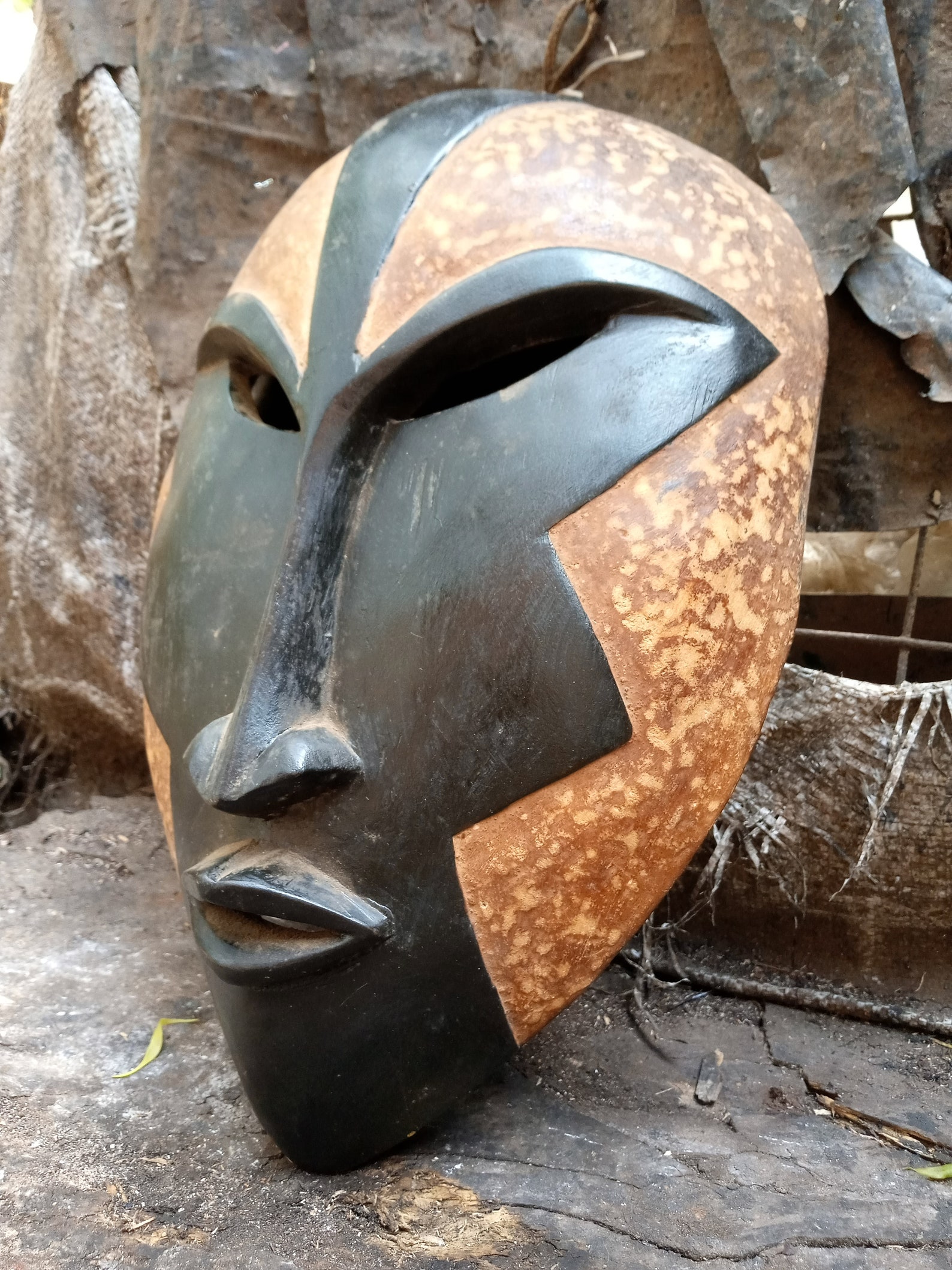 Vintage Congo Tribe Mask DRC Africa Congo Original Wood Art | Etsy