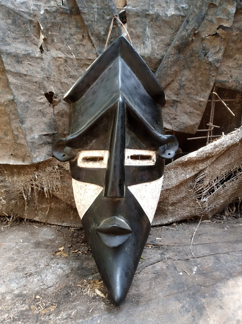 Original Lwalwa Tribe Vintage Moon Mask DRC Africa Etsy
