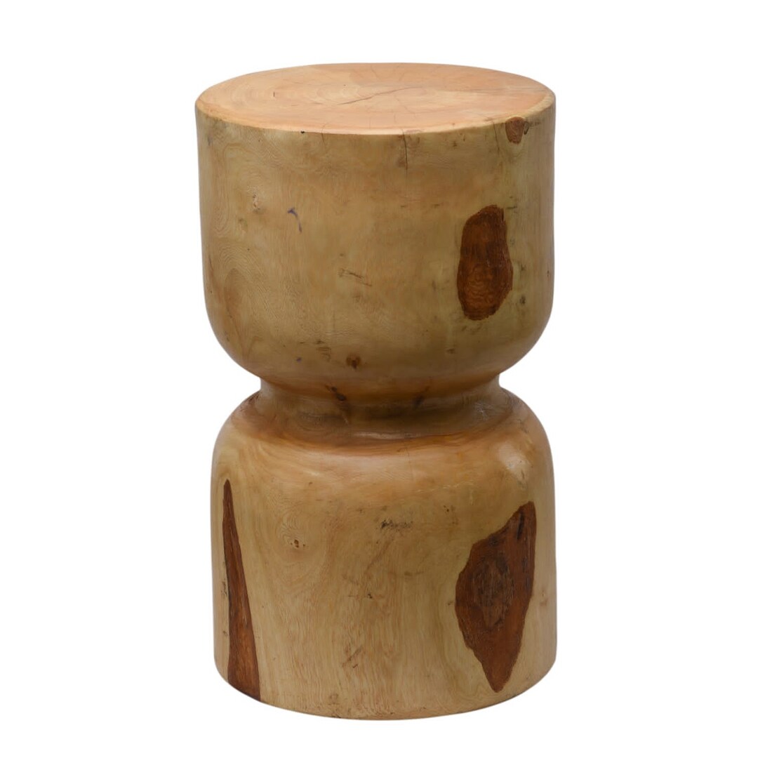 20x12in Stool Chair Solid 1PC Jacaranda Wood African Original Home