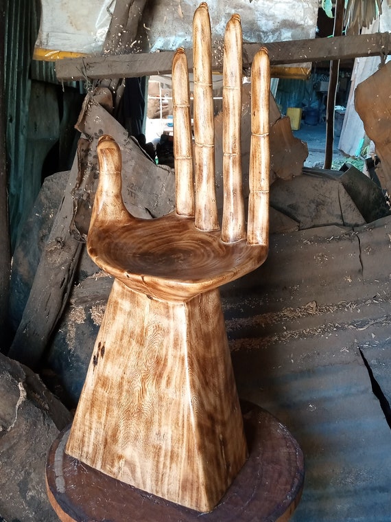 Sgabello in legno Rustica Alto Palma - Progetto Sedia