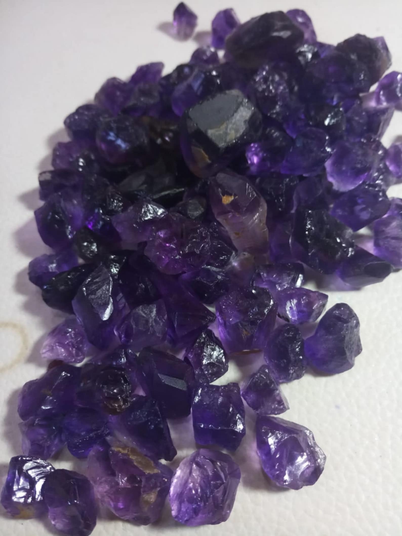Amethyst Rough 1KG Zambia Natural Earth-mined AAAA Facet Grade Clean ...