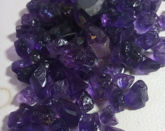 Amethyst crystal mine rough Zambia 1/8 pound lots 1 to 5 pieces 1/2 to 2 inch 