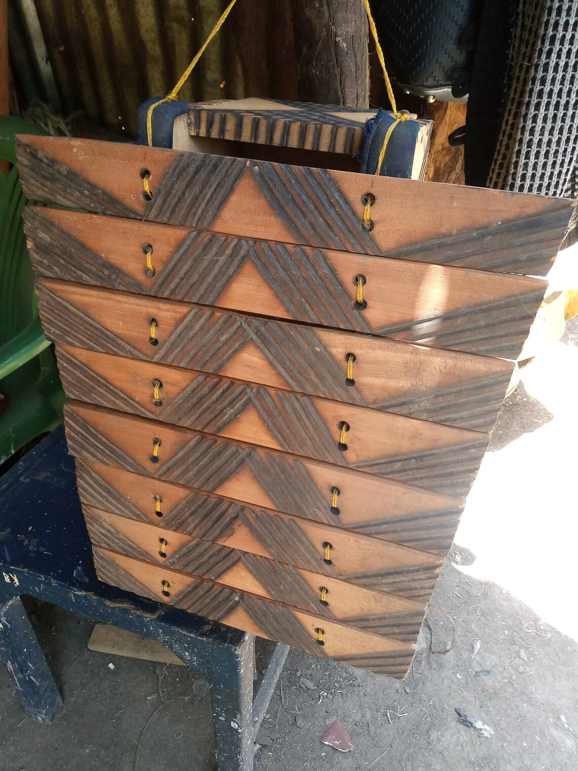 Original African marimba Kamba Tribe Kenya Art Etsy