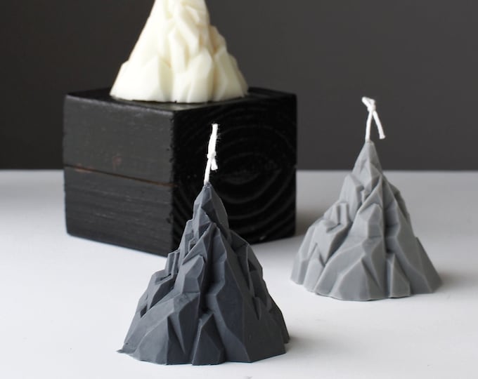 Mountain Candle, Soy Beeswax, Home Decor, Custom Scent