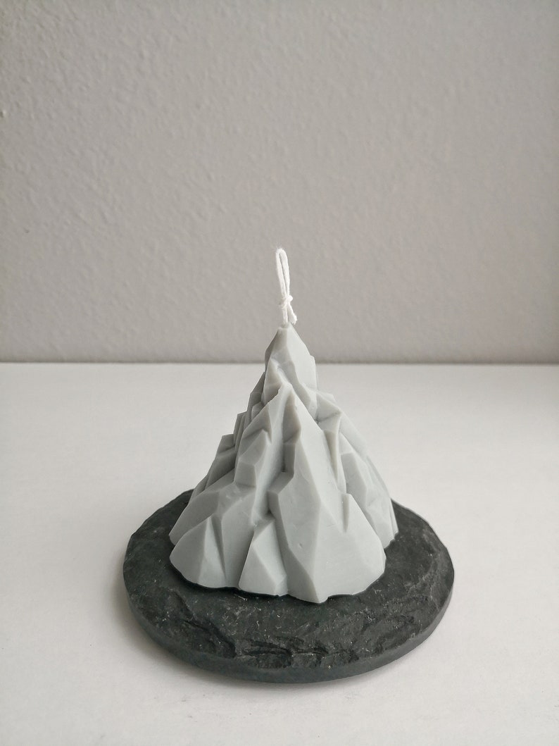 Mountain Candle Shaped Candle Fun Candle Unique Gift Home Etsy
