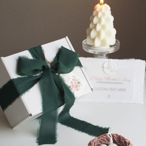 Nest & Tree candle, Customize your gift box, Custom message, Handmade Gift, Mother's Day image 4