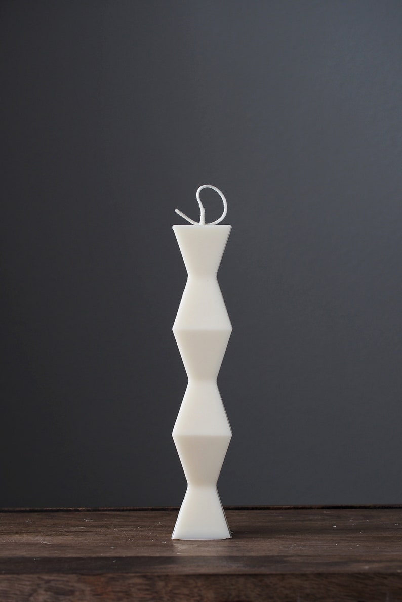 Infinity Shaped Candle Sculptured Candle Geometry Candle Etsy