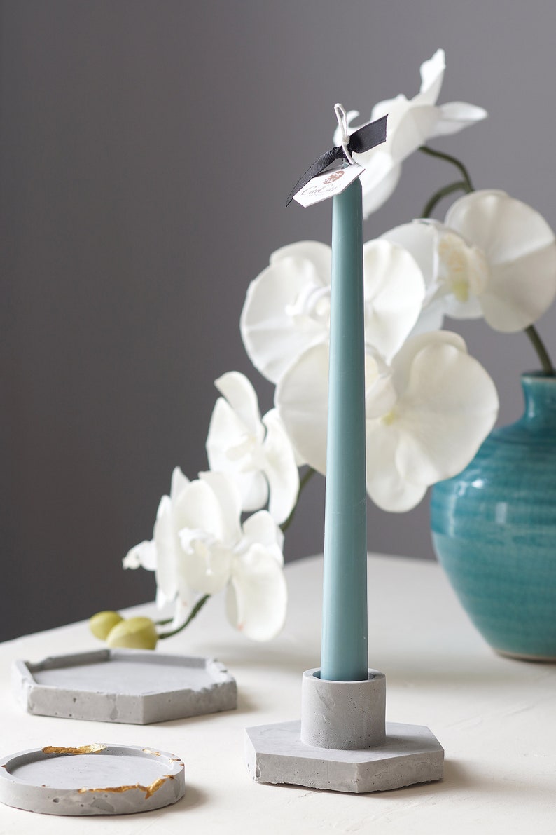 Dripless Taper Candles Soy & Beeswax Candle Unscented Etsy