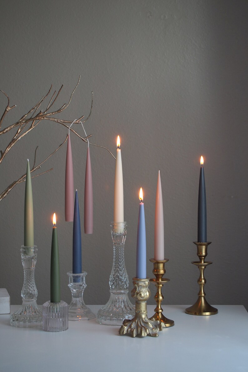 CaiCaiHandmade Soy Beeswax Taper Candles - Thumbnail 2