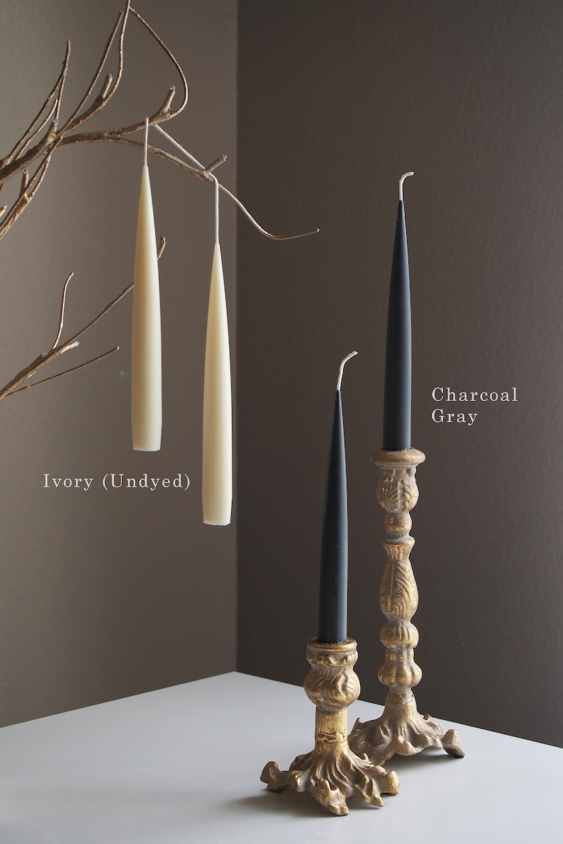 CaiCaiHandmade Soy Beeswax Taper Candles - Thumbnail 4