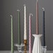 Ellie, Twisted Candle, Spiral Candle, Taper Candle, Soy Beeswax, Wedding Candle, Table Candle, Home decor, Gift, 11 1/4 inches (A Pair） 
