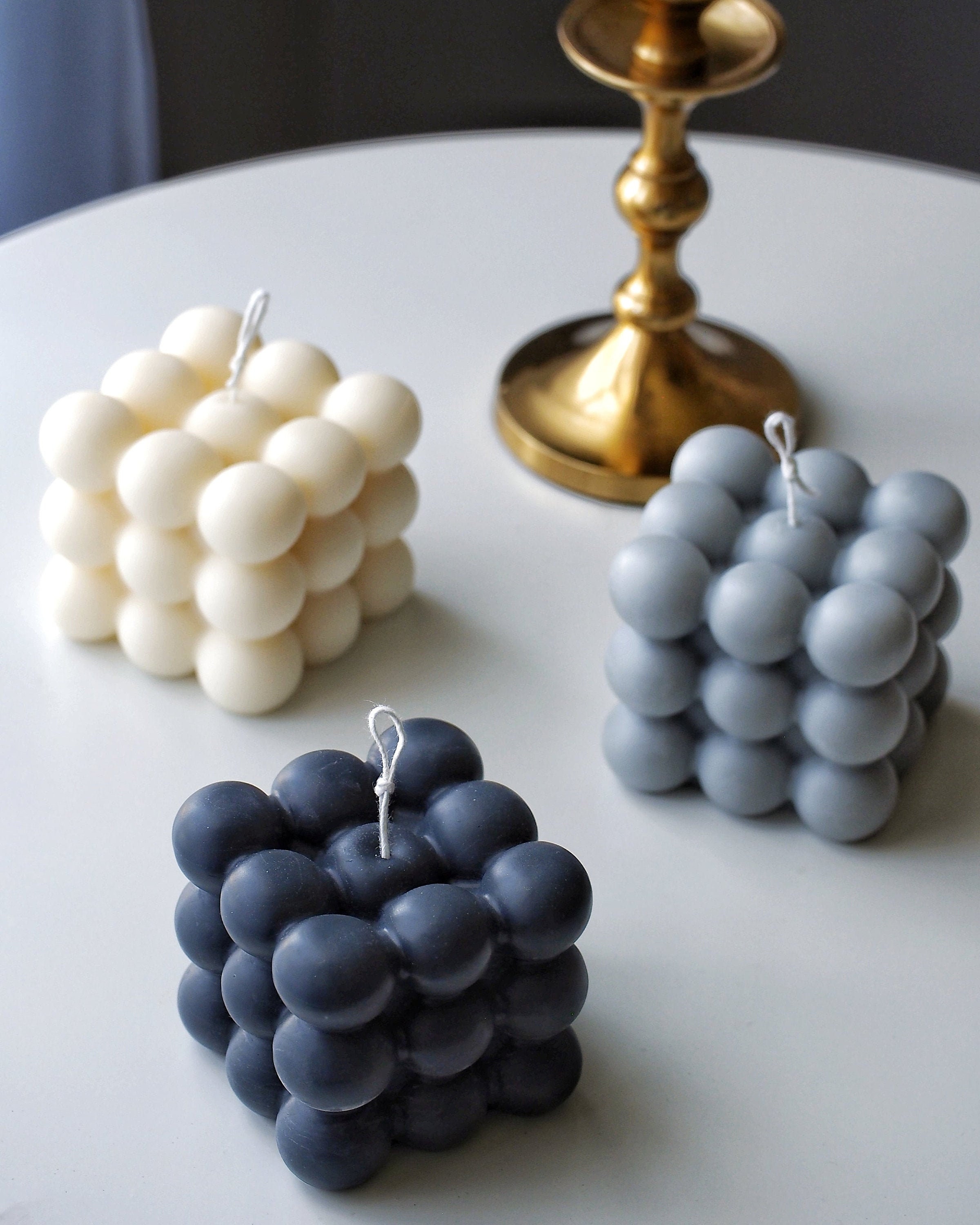 Bubble Candle, Bougie Nuage, Bubble Cube Candle, Soy Wax Candle,cloud  Candle, Rubik's Cube, Aesthetic, Scented Candle, Christmas Season -   Israel