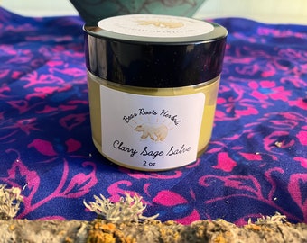 Clary Sage Salve with Yarrow and Lavender