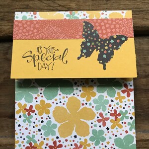 Floral Butterfly | &quot;It&#39;s your special day&quot; | Gift Card Holder