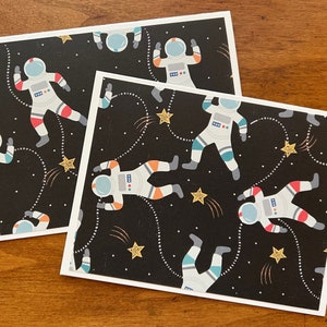 Astronauts | Space | Set of 5 | Note Cards