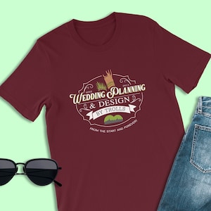 Frozen Shirt, Wedding Planning & Design by Trolls, Trolls Shirt, Disney Occupation Logo, Disneyland Family Shirt, Disney World Team Shirts