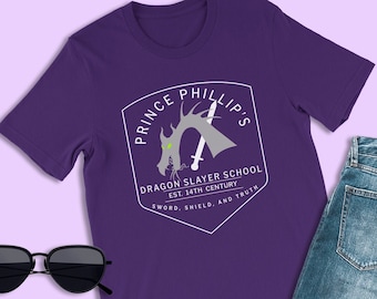 Sleeping Beauty Shirt, Prince Phillip&#39;s Dragon Slayer School, Disney Princess Shirts, Magic Kingdom Shirt, Disney Logo, Disney Family Shirts