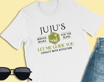 De prinses en de kikker-shirt, Juju's Service Snake for the Blind, Juju-shirt, T-shirt met bezettingslogo, Disney World-shirt, Disneyland T-shirt