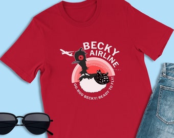 Finding Nemo Shirts, Becky Airline, Pixar Becky Shirt, Occupation Logo Tee, Disney Cruise Unisex Shirt, Disney World Matching Group T-Shirt