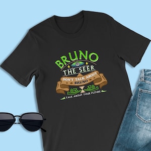 Encanto-shirt, Don&#39;t talk about Bruno, Bruno Madrigal-shirt, Walt Disney Animation, Disneyland Family-shirts, Disney World Group-T-shirt