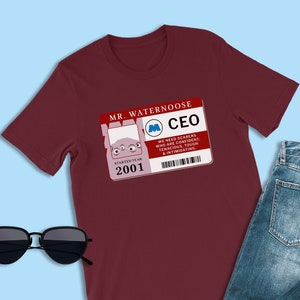 Camiseta de Monsters Inc., camiseta del director ejecutivo de Mr. Waternoose, camiseta de Henry J. Waternoose III, camiseta de los villanos de Disney, disfraz con el logotipo de la profesión, camiseta del equipo de Disneyland
