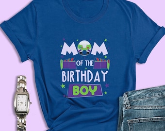 Toy Story Birthday Shirt, Mom of the Birthday Boy, Buzz Lightyear, Disney Family Shirts, Mom Gifts from Son, Mom Shirt, Mothers Day Shirt