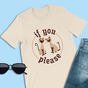 Lady and the Tramp, If You Please Shirt, Si and Am Shirt, Disney Shirt, Family Disney Shirt, Disney Villain Shirt, Twins Shirt, Disney Cat