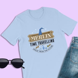 The Sword in the Stone Shirt, Magic from the Future, Wizard Merlin Shirt, Disney Occupation Logo, Magic Kingdom Outfits, Halloween T-Shirts