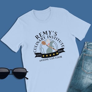 Disney Logo Company Shirt, Epcot Food and Wine Shirt, Animal Kingdom Tee, Remy Ratatouille Shirt, Remy Culinary Institute Anyone Can Cook